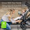 imageUPPAbaby RumbleSeat V2 Second Lower SeatCompatible with Vista V2 and Vista V3  Adapters Bumper Bar Bug Shield IncludedEmmett Green MlangeSilver FrameSaddle LeatherLucy Rosewood Mlange