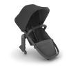 imageUPPAbaby RumbleSeat V2 Second Lower SeatCompatible with Vista V2 and Vista V3  Adapters Bumper Bar Bug Shield IncludedEmmett Green MlangeSilver FrameSaddle LeatherJake Charcoal
