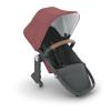 imageUPPAbaby RumbleSeat V2 Second Lower SeatCompatible with Vista V2 and Vista V3  Adapters Bumper Bar Bug Shield IncludedEmmett Green MlangeSilver FrameSaddle LeatherLucy Rosewood Mlange
