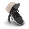 imageUPPAbaby RumbleSeat V3 Second Lower Seat  Compatible with Vista V2 and Vista V3  AllWeather Seat  Magnetic Buckle  Adapters Included  Declan Oat MlangeSilver FrameChestnut LeatherDeclan Oat MlangeSilver FrameChestnut Leather