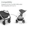 imageUPPAbaby Basket Cover for Cruz 20152019 StrollerProtects and Conceals BelongingsEasy Attachment and AccessWaterResistant Material