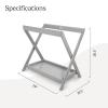imageUPPAbaby Bassinet Stand  Quick  Secure Attachment  NaturalGrey