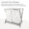 imageUPPAbaby Bassinet Stand  Quick  Secure Attachment  NaturalWhite