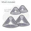 imageUPPAbaby Wheel Reflectors for Vista and Vista V2 Stroller  Stroll Safely at Night  Snapon Attachment  Includes Four Reflectors