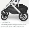 imageUPPAbaby Wheel Reflectors for Vista and Vista V2 Stroller  Stroll Safely at Night  Snapon Attachment  Includes Four Reflectors