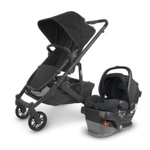 imageUPPAbaby Travel System Includes Cruz V2 Stroller  Mesa V2 Car Seat ComboToddler Seat Bumper Bar Bug Shield Rain Shield Car Seat Base  Robust Infant Insert IncludedJake Charcoal