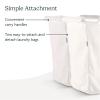 imageUPPAbaby Bassinet Stand Hamper Insert  DualCompartment and Carry Handles  Durable Construction1 Count Pack of 1