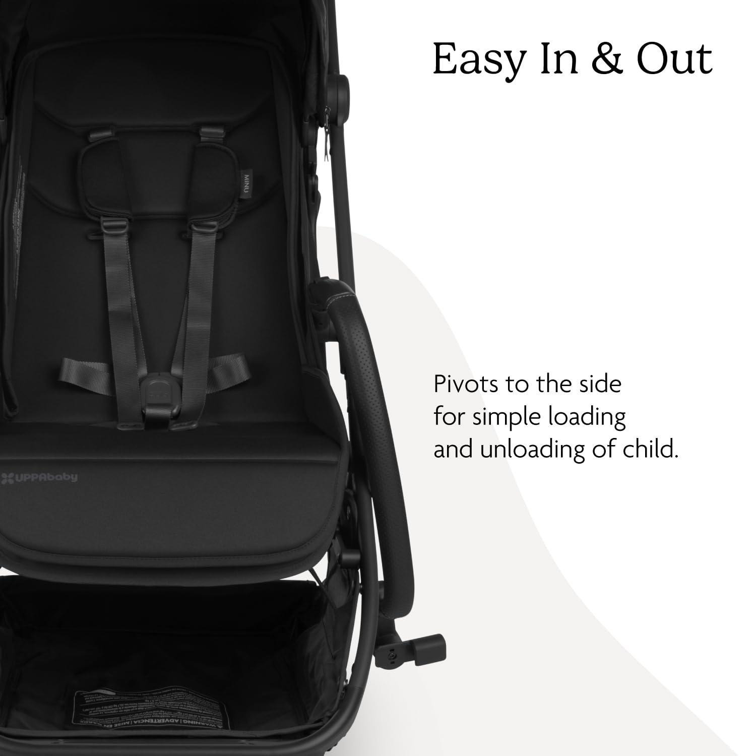 imageUPPAbaby Bumper Bar for Minu V3 Stroller  Quick Attachment  Folds with Stroller  ChestnutChestnut