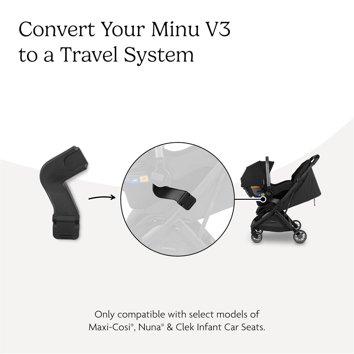 imageUPPAbaby Car Seat Adapter for Minu V3  Compatible with MaxiCOSI Nuna and Clek  Quick  Secure Attachment  1 Pair