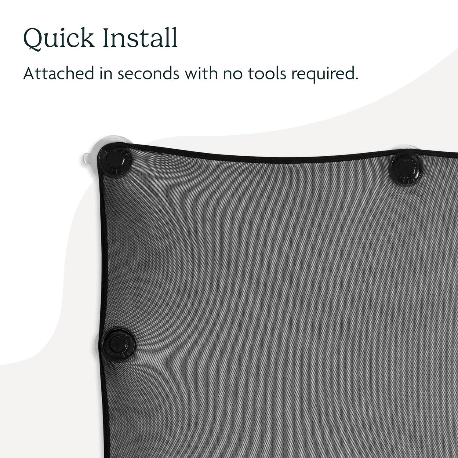imageUPPAbaby EasyFit Sunshade Ample Sun Coverage Easy Grip Attachment
