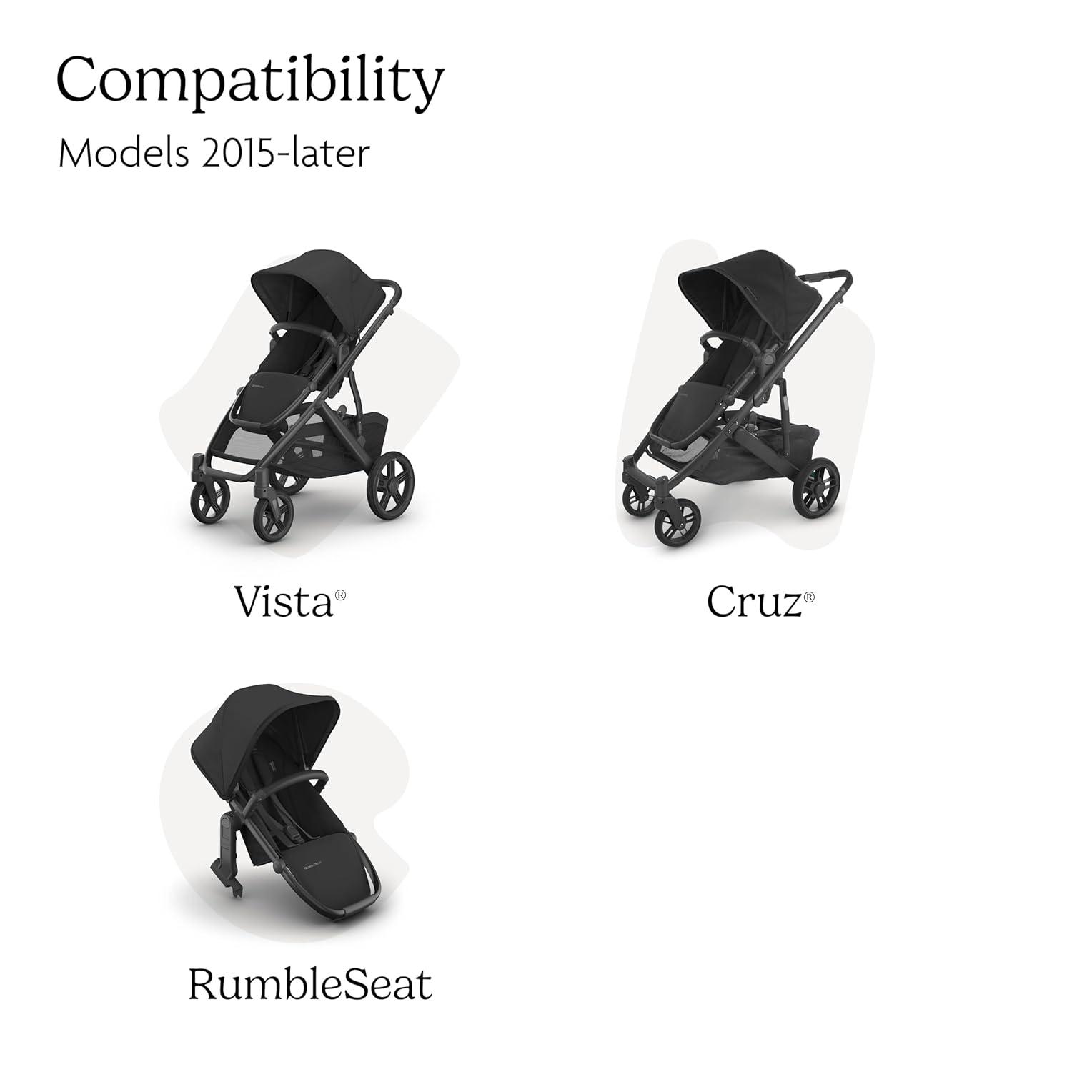 imageUPPAbaby Leather Bumper Bar Cover  Black One Size Pack of 1
