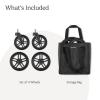 imageUPPAbaby AllTerrain Wheels for Vista Vista V2 and Vista V3 Stroller  Durable for Snow ampamp Cobblestones  Quick Attachment  Includes Four NeverFlat Wheels ampamp Storage Bag