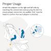 imageUPPAbaby Car Seat Adapter for Minu V3  Compatible with MaxiCOSI Nuna and Clek  Quick  Secure Attachment  1 Pair