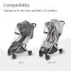 imageUPPAbaby Minu and Minu V2 Rain ShieldWaterproof and Windproof CoverageVentilated DesignQuick AttachmentEasy Access to Child1 Count Pack of 1