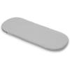 imageUPPAbaby Bassinet V3 Mattress CoverExtra Cover for Bassinets 2018LaterUltra Soft and ComfortableMachine WashableWhiteLight Grey
