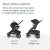imageUPPAbaby Travel System Includes Cruz V2 Stroller  Aria Lightweight Car Seat Combo  Toddler Seat Rain Shield Storage Bag Car Seat Base  Infant Insert Included  Jake Charcoal
