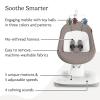imageUPPAbaby Mamaroo Smart Swing  Customizable Soothing Modes with MotionSync Technology  Infant Recline  Bluetooth Enabled  Included Newborn Insert  Wells Dark Taupe Mlange