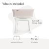 imageUPPAbaby Soma Smart Bassinet  5 motions  5 speeds  4 Sounds with MotionSync Technology  Height Adjustable  Included Mattress Sheet  Storage Basket  Charlie Sand Mlange