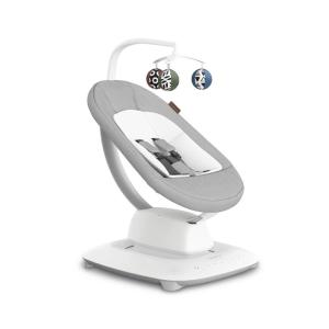imageUPPAbaby Mamaroo Smart Swing  Customizable Soothing Modes with MotionSync Technology  Infant Recline  Bluetooth Enabled  Included Newborn Insert  Stella Grey Mlange