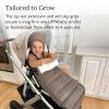 imageUPPAbaby CozyGanoosh 2in1 Seasonal Footmuff  Easily Attaches to UPPAbaby Strollers and RumbleSeat  Versatile UltraPlush ZipOut Liner for Cold Weather  Greyson Charcoal MlangeDeclan Oat Mlange