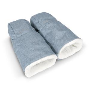 imageUPPAbaby CozyHandmuffEasily Attaches to Stroller HandlebarsUltraPlush WeatherProof Hand ProtectionJordanGreyson Charcoal MlangeGregory Blue Mlange