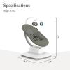 imageUPPAbaby Mamaroo Smart Swing  Customizable Soothing Modes with MotionSync Technology  Infant Recline  Bluetooth Enabled  Included Newborn Insert  Camila Dark Green Mlange