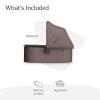 imageUPPAbaby Bassinet V3  Compatible with Vista Cruz Ridge Strollers  Overnight Sleep Solution  Mattress Sheet and Bug Shield Included  Owen Mocha MlangeOwen Mocha Mlange