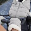 imageUPPAbaby CozyHandmuff  Easily Attaches to Stroller Handlebars  UltraPlush WeatherProof Hand Protection  Julian Dusty Blue MlangeCallum Stone Blue