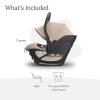 imageUPPAbaby Cruz V3 Stroller  Aria Lightweight Car Seat Travel System Combo  Toddler Seat Bumper Bar Bug and Rain Shields Car Seat Base and Infant Insert Included  Declan Oat Mlange