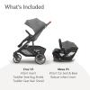 imageUPPAbaby Cruz V3 Stroller  Mesa V3 Car Seat Travel System Combo  Toddler Seat Bumper Bar Bug and Rain Shields Car Seat Base and Infant Insert Included  Greyson Charcoal MlangeGreyson Charcoal Mlange