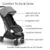imageUPPAbaby Minu V3 Stroller  Mesa V3 Infant Car Seat Travel System Combo  Adapters Car Seat Base  Infant Insert Included  Greyson Charcoal MlangeGreyson Charcoal Mlange