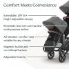 imageUPPAbaby RumbleSeat V3 Second Lower Seat  Compatible with Vista V2 and Vista V3  AllWeather Seat  Magnetic Buckle  Adapters Included Evelyn Meadow GreenGreyson Charcoal MlangeCarbon FrameSaddle Leather