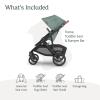 imageUPPAbaby Vista V3 Stroller  FullSize SingletoDouble Stroller System  Toddler Seat Bug Shield Rain Shield and Storage Bag Included  Owen Mocha MlangeCarbon FrameChestnut LeatherGwen Green Mlange
