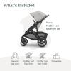 imageUPPAbaby Vista V3 Stroller  FullSize SingletoDouble Stroller System  Toddler Seat Bug Shield Rain Shield and Storage Bag Included  Owen Mocha MlangeCarbon FrameChestnut LeatherSavannah Pearl Gray Jacquard