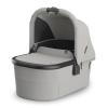 imageUPPAbaby Bassinet V3  Compatible with Vista Cruz Ridge Strollers  Overnight Sleep Solution  Mattress Sheet and Bug Shield Included  Owen Mocha MlangeSavannah Pearl Gray Jacquard