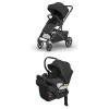 imageUPPAbaby Cruz V3 Stroller  Aria Lightweight Car Seat Travel System Combo  Toddler Seat Bumper Bar Bug and Rain Shields Car Seat Base and Infant Insert Included  Jake Charcoal