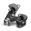 imageUPPAbaby Cruz V3 Stroller  Mesa V3 Car Seat Travel System Combo  Toddler Seat Bumper Bar Bug and Rain Shields Car Seat Base and Infant Insert Included  Greyson Charcoal MlangeGreyson Charcoal Mlange