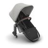 imageUPPAbaby RumbleSeat V3 Second Lower Seat  Compatible with Vista V2 and Vista V3  AllWeather Seat  Magnetic Buckle  Adapters Included Evelyn Meadow GreenSavannah Pearl Gray JacquardCarbon FrameChestnut Leather