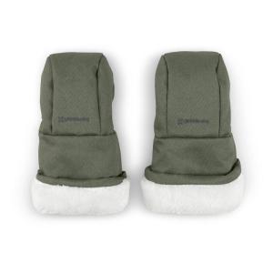 imageUPPAbaby CozyHandmuff  Easily Attaches to Stroller Handlebars  UltraPlush WeatherProof Hand Protection  Julian Dusty Blue MlangeEvelyn Meadow Green