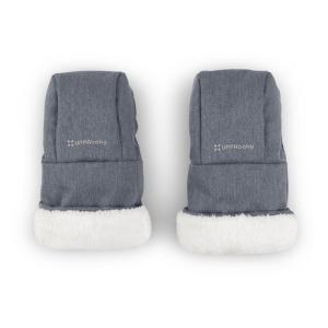 imageUPPAbaby CozyHandmuff  Easily Attaches to Stroller Handlebars  UltraPlush WeatherProof Hand Protection  Julian Dusty Blue MlangeJulian Dusty Blue Mlange
