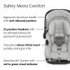 imageUPPAbaby Aria V2 Lightweight Infant Car Seat  Just Under 6 lbs  Base with Load Leg  Infant Insert  AllWeather FootCover Included  Direct Stroller Attachment  Greyson Charcoal MlangeSavannah Pearl Grey