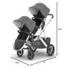 imageUPPAbaby RumbleSeat V2 Second Lower SeatCompatible with Vista V2 and Vista V3  Adapters Bumper Bar Bug Shield IncludedJordan Charcoal MlangeSilver FrameBlack LeatherJordan Charcoal Mlange