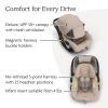 imageUPPAbaby Mesa V3 Infant Car Seat  Easy Installation  SmartSecure Technology  Attaches to Stroller  Base  Infant Insert Included  Evelyn Meadow GreenDeclan Oat Mlange