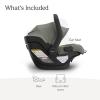 imageUPPAbaby Mesa V3 Infant Car Seat  Easy Installation  SmartSecure Technology  Attaches to Stroller  Base  Infant Insert Included  Evelyn Meadow GreenEvelyn Meadow Green