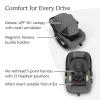 imageUPPAbaby Mesa V3 Infant Car Seat  Easy Installation  SmartSecure Technology  Attaches to Stroller  Base  Infant Insert Included  Evelyn Meadow GreenGreyson Charcoal Mlange