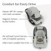 imageUPPAbaby Mesa V3 Infant Car Seat  Easy Installation  SmartSecure Technology  Attaches to Stroller  Base  Infant Insert Included  Evelyn Meadow GreenSavannah Grey Mlange