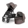 imageUPPAbaby Vista V3 Stroller  Bassinet V3  Convertible SingletoDouble Stroller System Bassinet Toddler Seat Bug Shield Rain Shield Included  Owen  Mocha MlangeCarbon Frame  Chestnut LeatherOwen Mocha MlangeCarbon FrameChestnut Leather