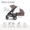 imageUPPAbaby Vista V3 Stroller  Bassinet V3  Convertible SingletoDouble Stroller System Bassinet Toddler Seat Bug Shield Rain Shield Included  Owen  Mocha MlangeCarbon Frame  Chestnut LeatherOwen Mocha MlangeCarbon FrameChestnut Leather