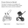 imageUPPAbaby Ridge Jogging Stroller  Mesa V3 Car Seat Travel System Combo  Cup Holder Bug and Rain Shields Car Seat Base and Infant Insert Included  Jake CharcoalTheo Dark Taupe  Jake Charcoal