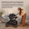 imageUPPAbaby Cruz V3 Stroller  Aria V2 Lightweight Car Seat Travel System Combo  Toddler Seat Bumper Bar Bug and Rain Shield Car Seat Base and Infant Insert Included  Declan Oat MlangeDeclan Oat Mlange